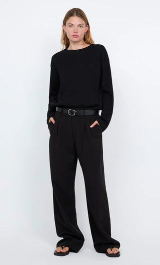 SILO LONG SLEEVE TOP - White