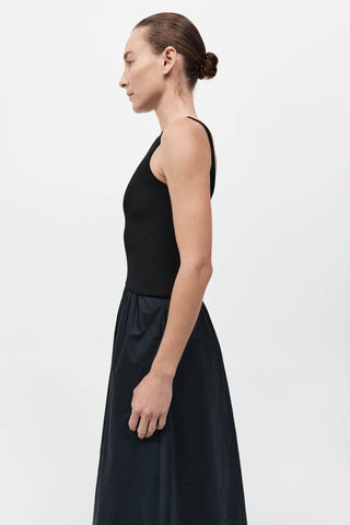 Bateau Cut Out Dress, Black