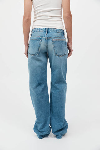 90s Low Rise Jeans, 90s Blue