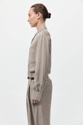 Melange Double Loop Pants, Rye