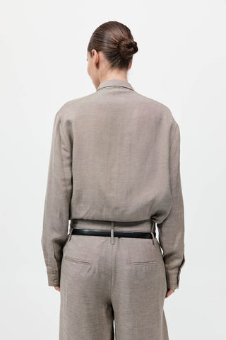 Melange Classic Shirt, Rye