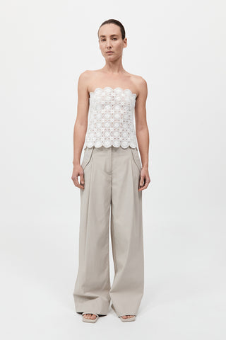 Doily Top, White