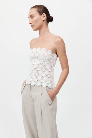 Doily Top, White