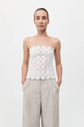 Doily Top, White