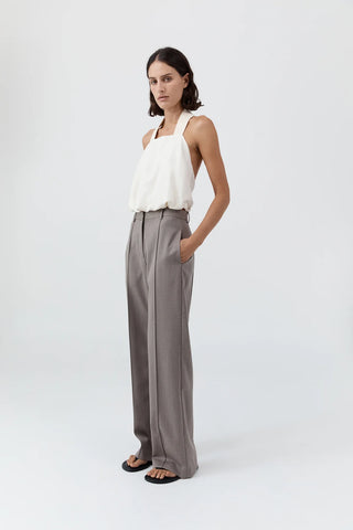 Cloud Twist Halter Top, Off White