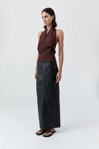 Halter Wrap Top, Liqueur