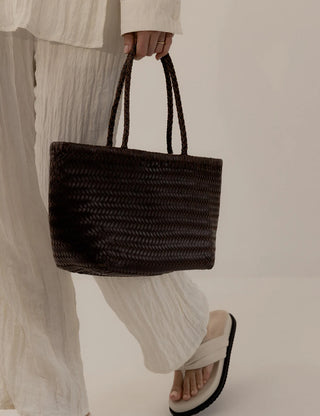 amelia woven bag, la tribe, everyday bag, staple bag, shoulder bag