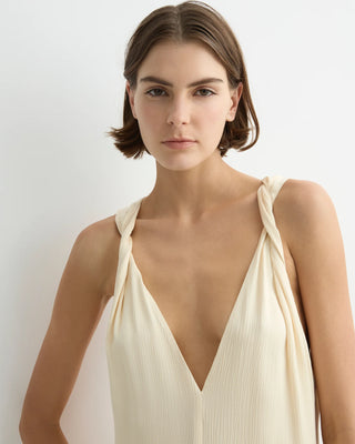 Ardea Twist Shoulder Maxi Dress