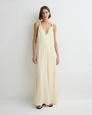 Ardea Twist Shoulder Maxi Dress