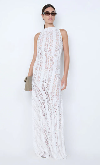 HENRIETTA HIGH NECK MAXI DRESS