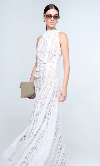 HENRIETTA HIGH NECK MAXI DRESS