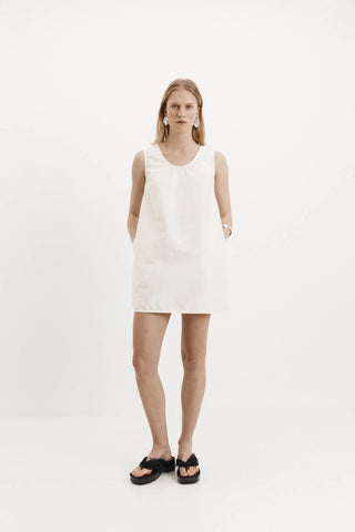 Gigi Mini Dress in Textured Cotton
