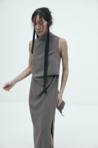 Laro Dress, Grey