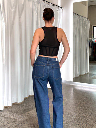 Wide Leg Jean, Heritage Blue