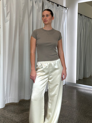 Irving Trouser, Ivory Satin