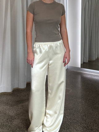 Irving Trouser, Ivory Satin