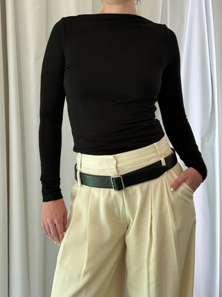 Double Loop Pants, Off White
