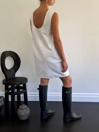 Gigi Mini Dress in Textured Cotton