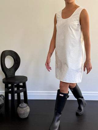 Gigi Mini Dress in Textured Cotton