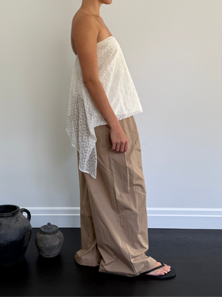 Beru Top in Silk Embroidery