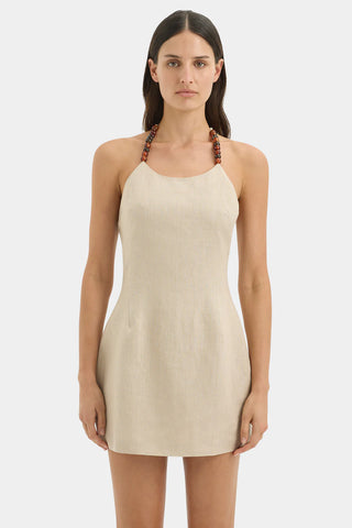 Moretti Halter Mini Dress