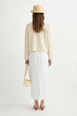 Emma Pencil Skirt, Ivory