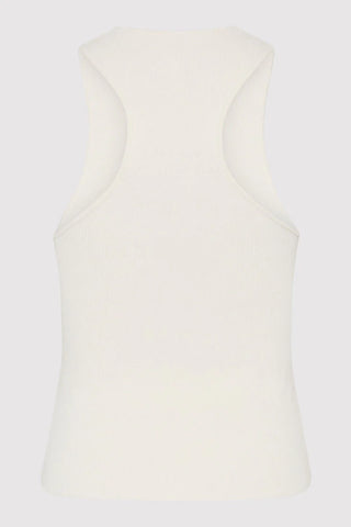 Sculpted Knit Top - Off White