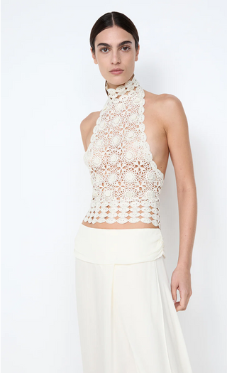 Crochet halter top