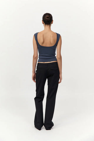 Organic Cotton Ballerina Top - Storm