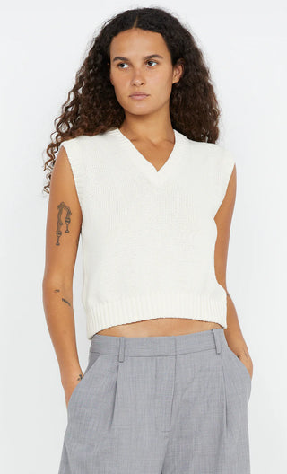 KAMILAH V NECK KNITTED VEST
