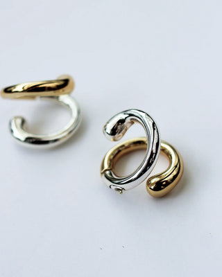 Double Trouble Hoop Earrings