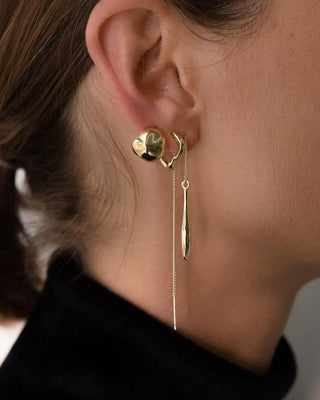 Droplet Thread: Brass 18K Gold