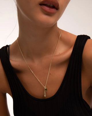 Duet Droplet Charm Necklace