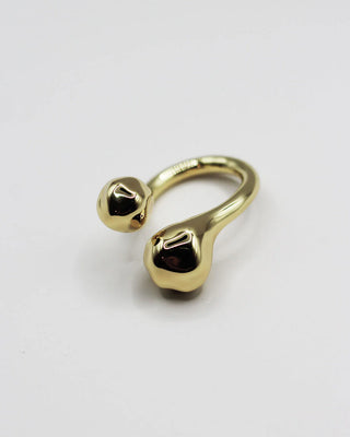 Hardcore Hammered Ring - Solid Sterling Silver
