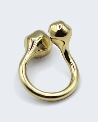 Hardcore Hammered Ring - Solid Sterling Silver