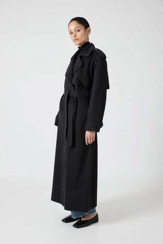 Transit Trench Coat, Black